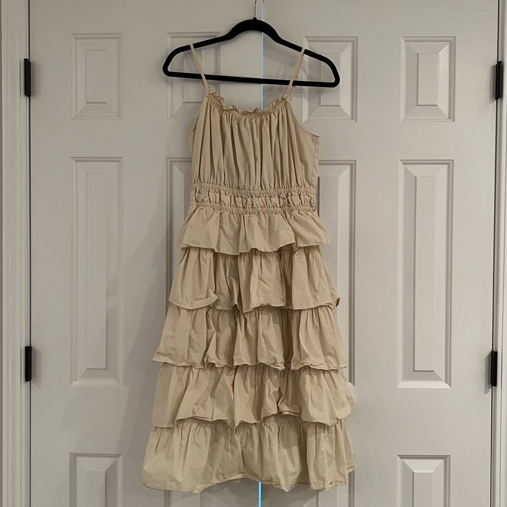 English Factory Tiered Midi Dress